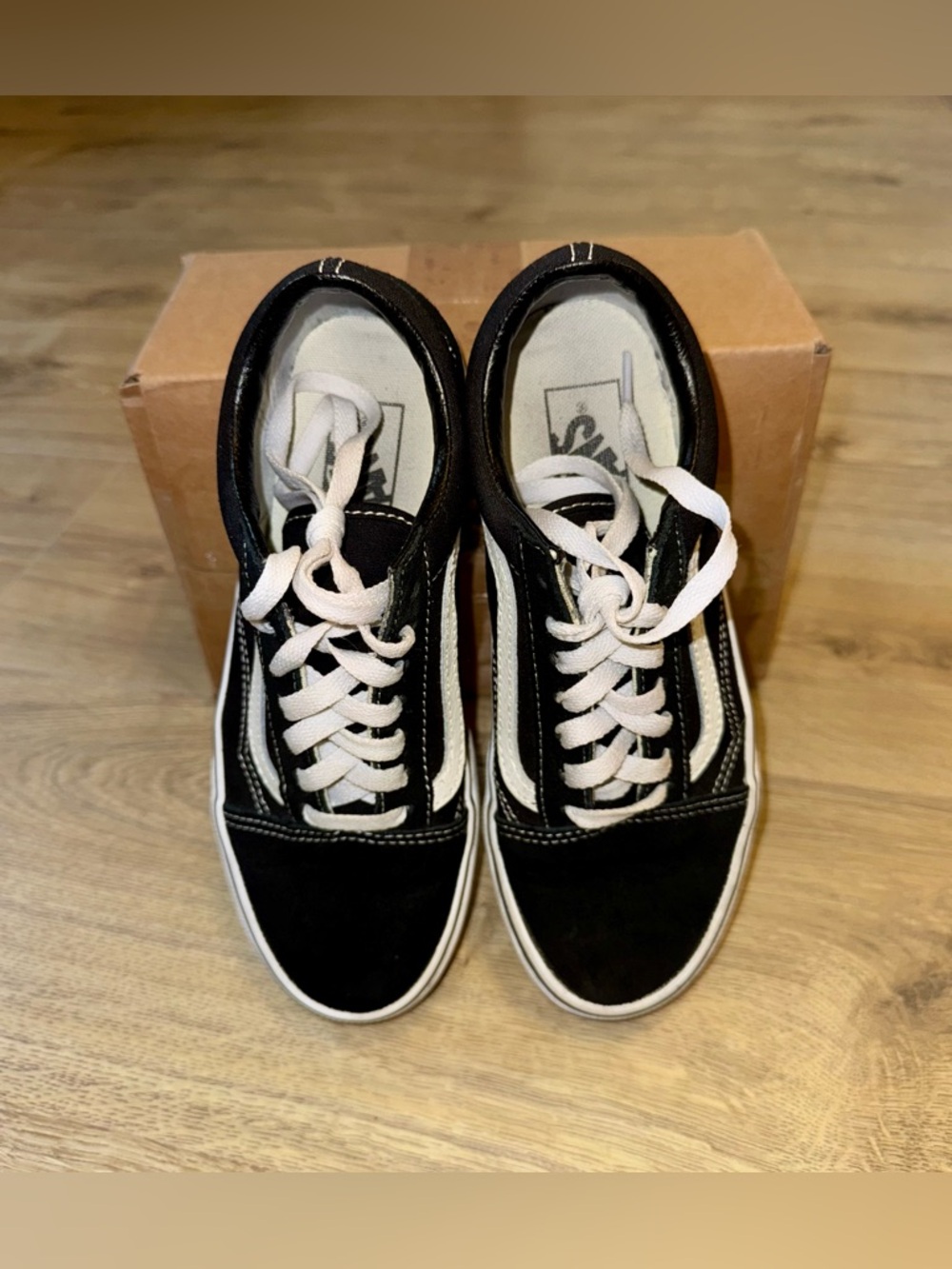 Vans Black & White Classic Skate Sneakers